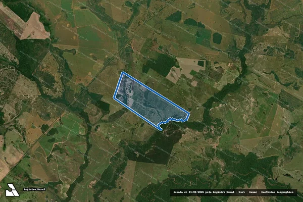 Imagem de satélite de Fazenda Santa Rosa - PARTE 1 em Bela Vista - MS