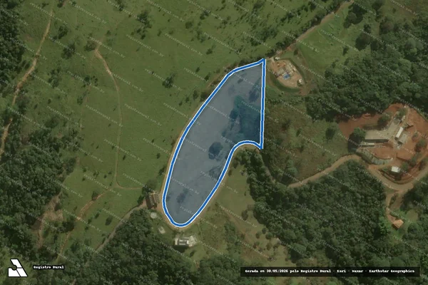 Imagem de satélite de Fazenda Paiol Velho - Gleba 01 em Brumadinho - MG