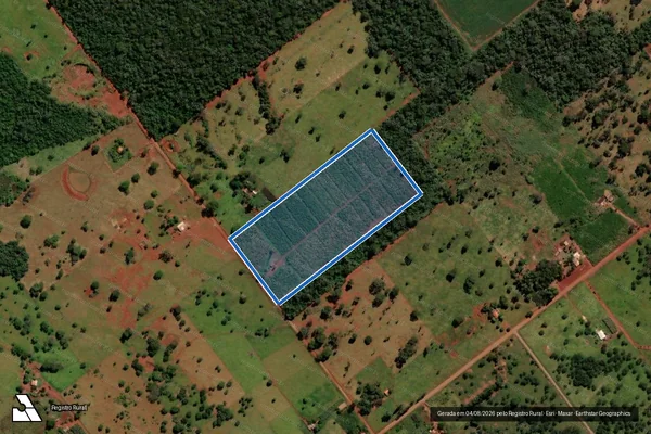 Imagem de satélite de PA FLORIDA LOTE 95 - PARTE 1 em Sidrolândia - MS