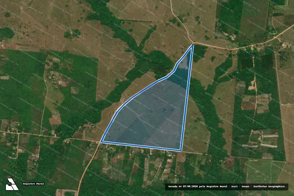 Imagem de satélite de Fazenda Bajari - Lotes 31,33,35 e 37 - Parte 2 em Castanhal - PA
