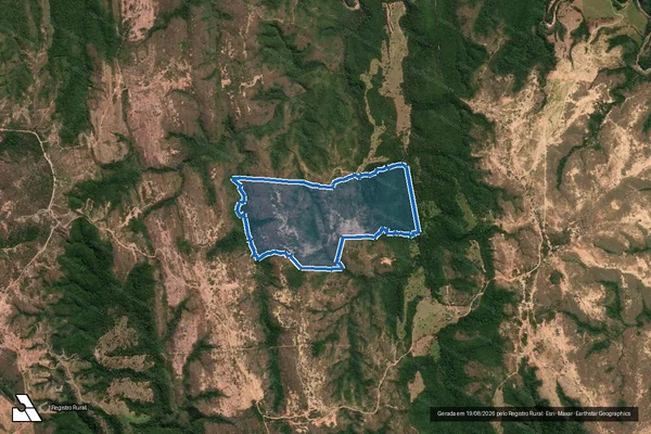Imagem de satélite de FAZENDA TANQUES - Parte 5 em São Gonçalo do Abaeté - MG
