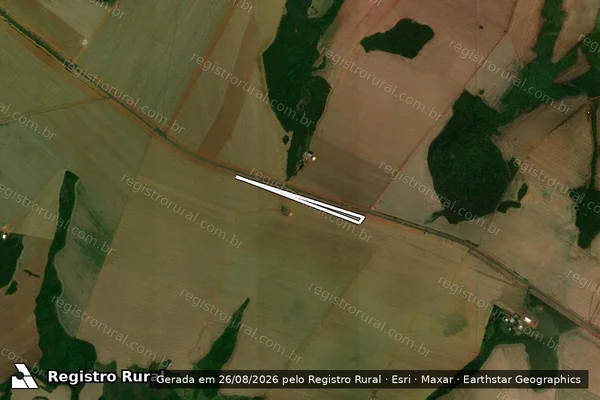 Imagem de satélite de Fazenda Ariranha, Furnas e Torres - 001 em Jataí - GO