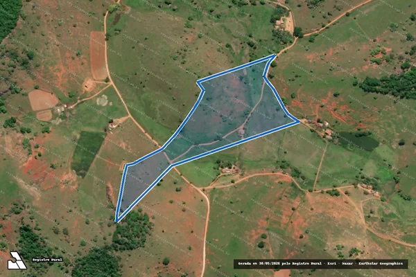 Imagem de satélite de CORREGO COMPRIDO E BACIÃO - Parte 1 em Aimorés - MG