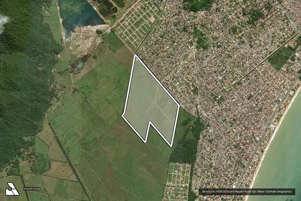 Imagem de satélite de Fazenda Reunidas São João - Área 01 em Casimiro de Abreu - RJ