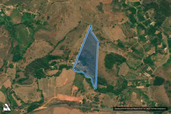 Imagem de satélite de SÍTIO CLEMENTE - Parte 1 em Visconde do Rio Branco - MG