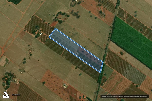 Imagem de satélite de Estância M M - Parte 2 em São João do Pau d'Alho - SP