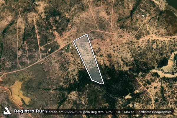 Imagem de satélite de Fazenda Pedrões ou Ribeiro Manso - Gleba A - GLEBA 190 em São Gonçalo do Abaeté - MG