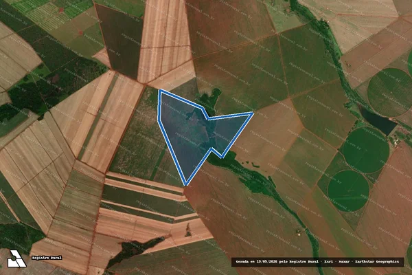 Imagem de satélite de Fazenda Santa Bárbara - Parte 2 em Goiatuba - GO