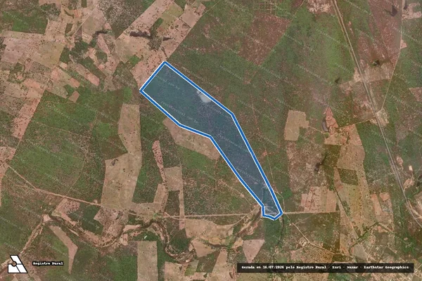 Imagem de satélite de PARAISO DATA PAULISTA - Parte 1 em Paulistana - PI