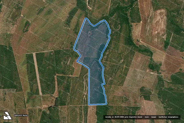 Imagem de satélite de LOTE 24-Lotº Faz. Penha (Parte)-FAZENDA RENASCER - Parccela II em Peixe - TO
