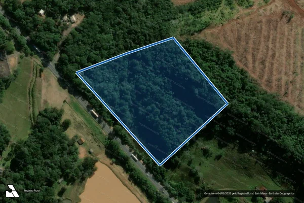 Imagem de satélite de Fazenda São Miguel - Fazenda São Miguel em Ortigueira - PR