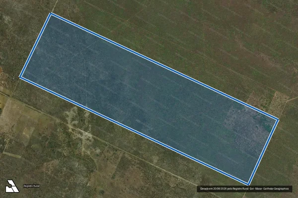 Imagem de satélite de SÍTIO BOM SUCESSO - GLEBA REMANESCENTE em Governador Dix-Sept Rosado - RN