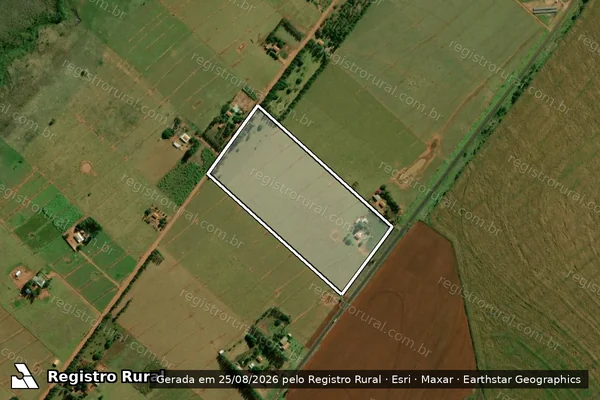 Imagem de satélite de ASSENTAMENTO PRO-RURAL (CAMPO VERDE) ? LOTE 01 - Parte 1 em Paranhos - MS