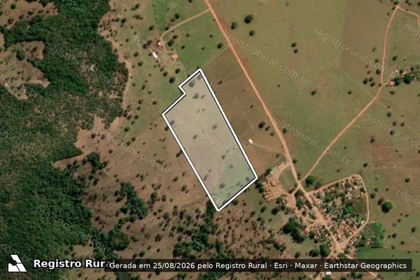 Imagem de satélite de FAZENDA NOSSA SRA. DA PENHA - PARTE 3 em Varjão - GO