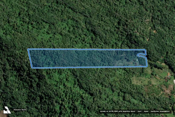 Imagem de satélite de FAZENDA - Parcela 1 em Timbó - SC