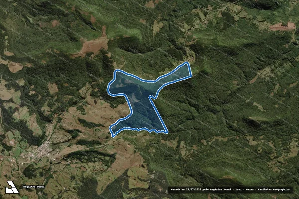 Imagem de satélite de Fazenda Morro Agudo_Mat_2794 - Única em Rio Rufino - SC