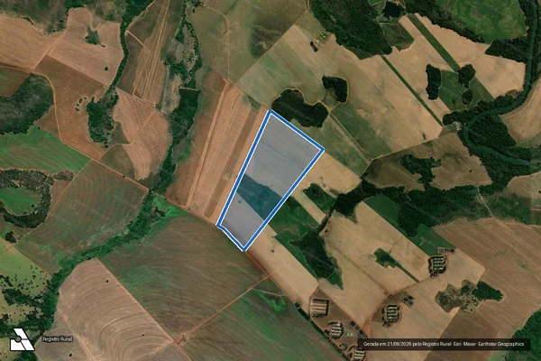 Imagem de satélite de Fazenda Confusão - 001 em Santo Antônio da Barra - GO