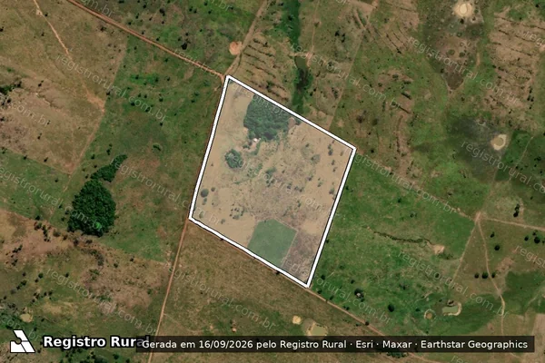 Imagem de satélite de PA DIUTA - LOTE 30 ? SITIO CASTELO BRANCO - PARTE 1 em Rio Maria - PA