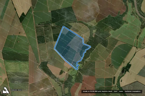 Imagem de satélite de Fazenda Girassol - Fazenda Girassol em Pirassununga - SP