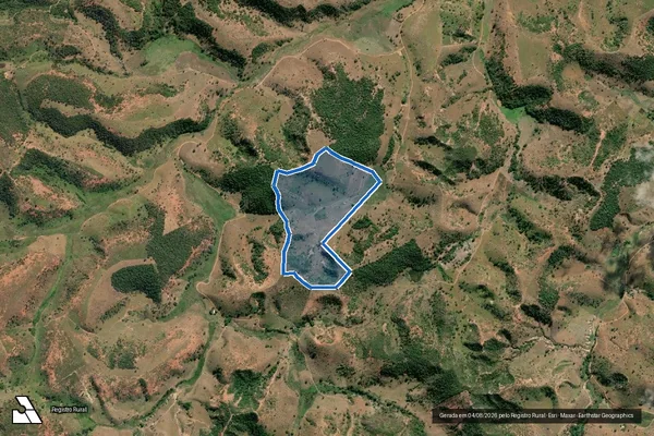 Imagem de satélite de Fazenda Vera Cruz I - Parte 1 em Pescador - MG