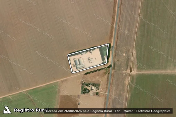 Imagem de satélite de Algodoeira Carroll - Algodoeira Carroll em São Desidério - BA