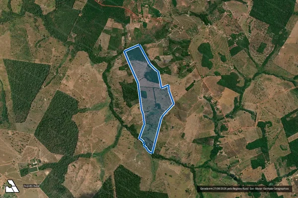 Imagem de satélite de FAZENDA SÃO JOÃO - PARTE 1 em Ribamar Fiquene - MA