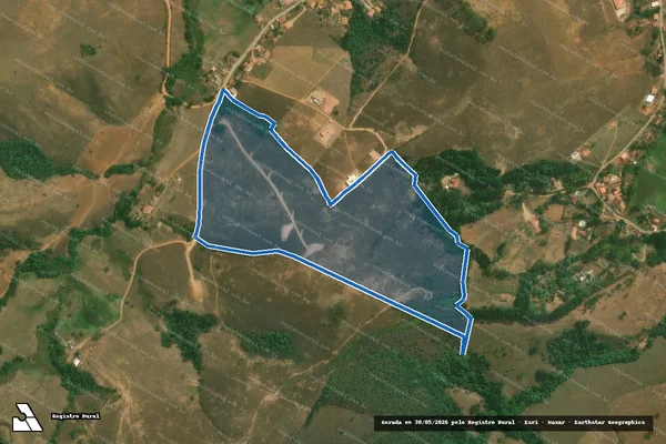 Imagem de satélite de Ponte Alta - Parte 3 em Aiuruoca - MG