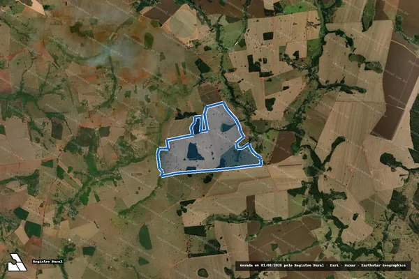 Imagem de satélite de FAZENDA SANTO ANTÔNIO E PAI FELIPE - 001 em Firminópolis - GO