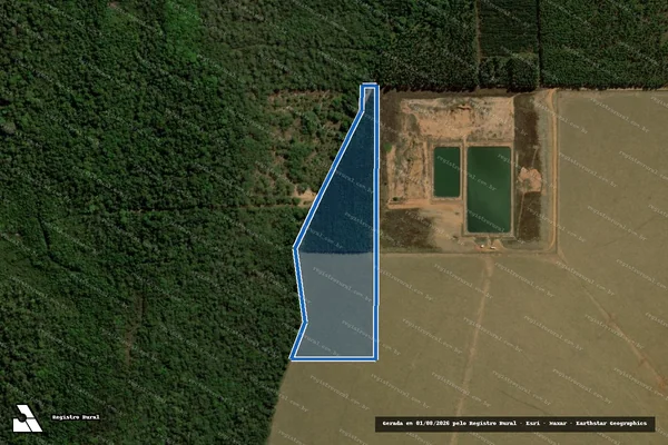 Imagem de satélite de Fazenda Água Clara ? Gleba 02A - G02A em Sapezal - MT