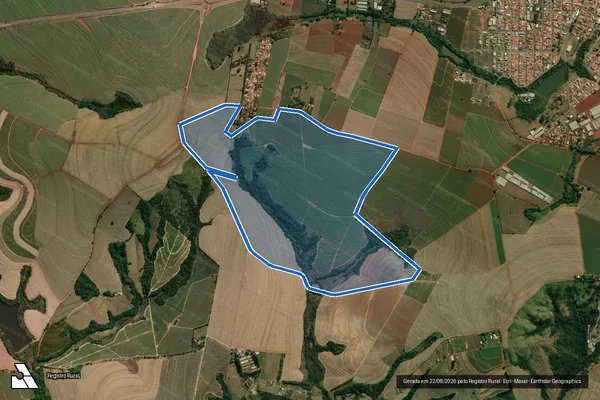 Imagem de satélite de Fazenda Tabajara - Gleba B em Limeira - SP