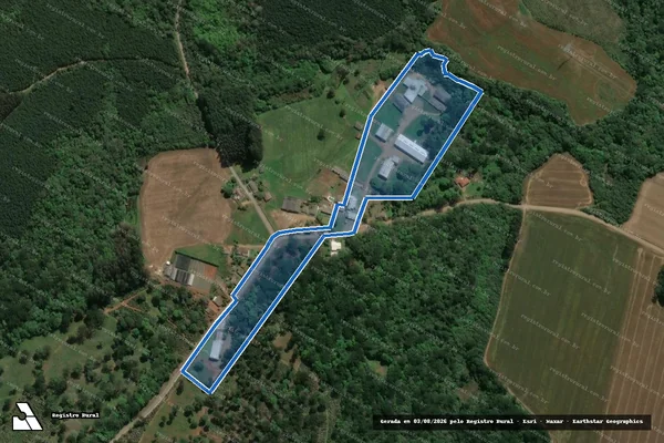 Imagem de satélite de FAZENDA VILA NOVA - Parte B em Ivaí - PR