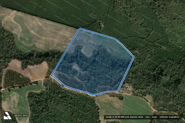 Imagem de satélite de FAZENDA CAPIVARI - Parte 1 em Tibagi - PR