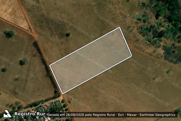 Imagem de satélite de FAZENDA ARROZAL - Gleba 03 em Trindade - GO