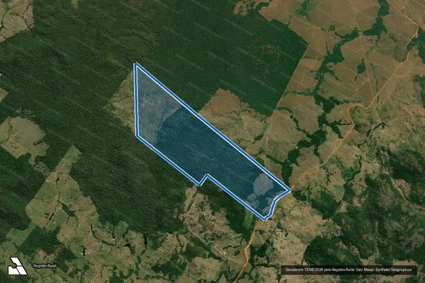 Imagem de satélite de FAZENDA VALE VERDE - Parte 1 em Espigão D'Oeste - RO