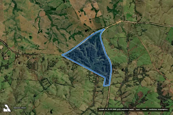 Imagem de satélite de Horto PEL 16 - Parte 1 em Pedro Osório - RS
