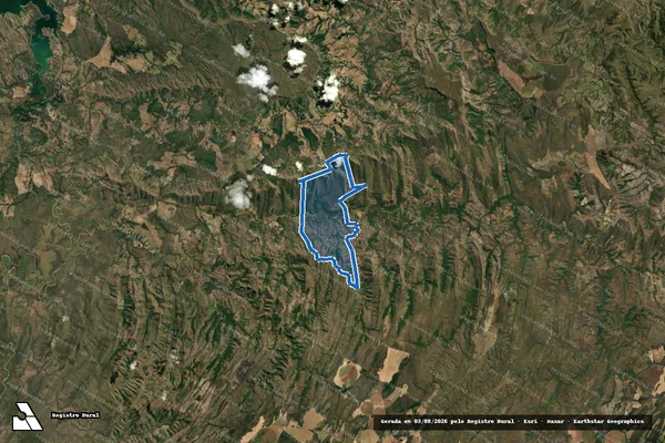 Imagem de satélite de Lote 29 do Loteamento Bagaginha area I Folha E - Parte 1 em Niquelândia - GO