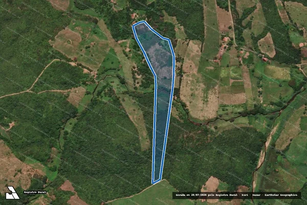 Imagem de satélite de SITIO LAGOA SECA - PARCELA 02 em Ibiara - PB