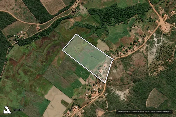 Imagem de satélite de FAZENDA LAGOA SECA / GLEBA "A"