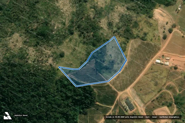 Imagem de satélite de Fazenda Itaguassu e Gamelão - Gleba A - Gleba 06 em Espírito Santo do Pinhal - SP