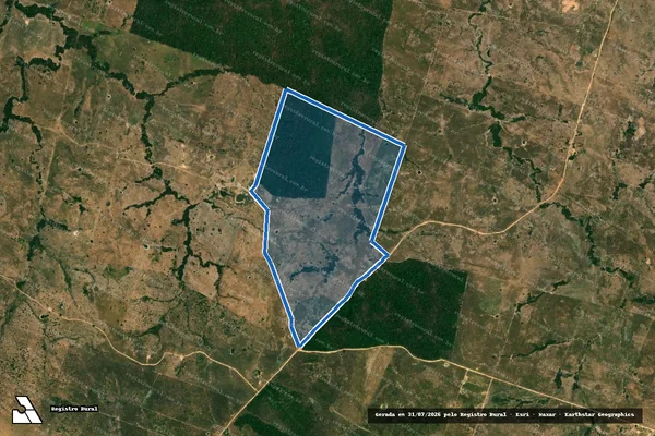 Imagem de satélite de FAZENDA LUCIMAR - Parte 1 em Bannach - PA