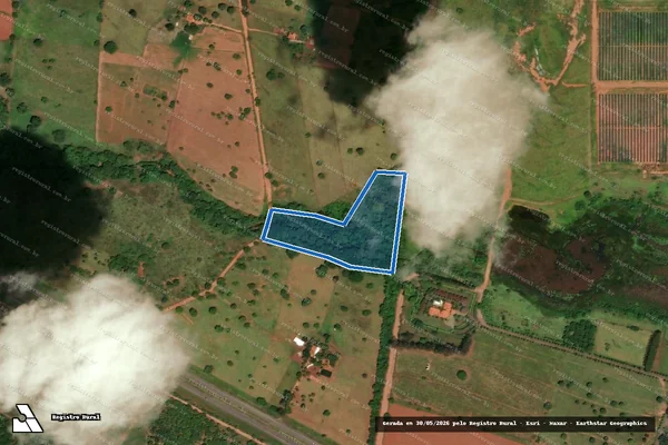 Imagem de satélite de Projeto de Assentamento Celso Furtado ? Lote Varzea 6 - Parte 1 em Castilho - SP
