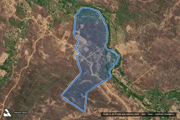 Imagem de satélite de CAPIM GROSSO E MORRINHOS - Parte 1 em Oeiras - PI