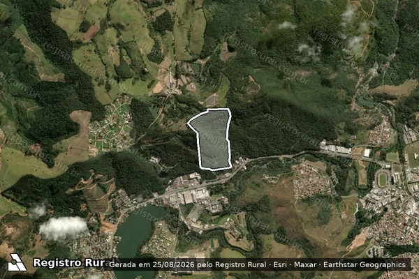 Imagem de satélite de CHÁCARA BARREIRA - Parte 1 em Poços de Caldas - MG
