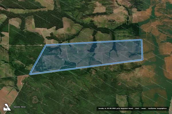 Imagem de satélite de Fazenda Onça Magra - PARTE 1 em Nova Canaã do Norte - MT
