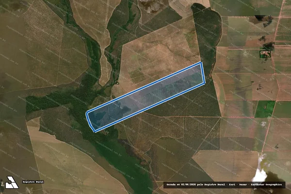Imagem de satélite de FAZENDA CARETA I - Parte 1 em Primavera do Leste - MT