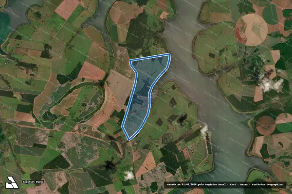 Imagem de satélite de Fazenda Caciel  - Fazenda Caciel  (Gleba A) em Cardoso - SP