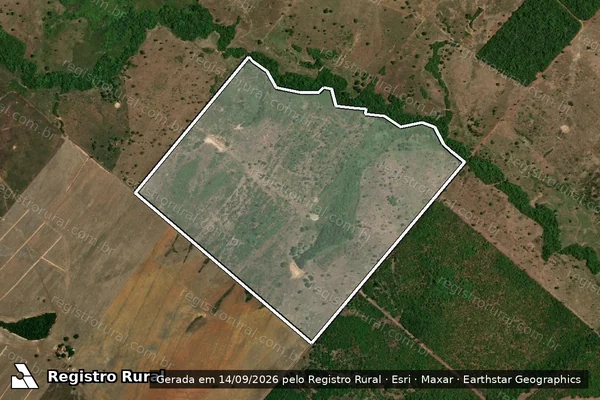 Imagem de satélite de FAZENDA SHANGAI - 001 em Conceição do Araguaia - PA