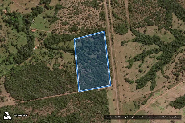 Imagem de satélite de Chácara Brejo Fundo-Parte do Lote 107B-Gleba 02-Desmembrada do Lote 107-Lot. Monte Santo - Gleba 02 em Monte Santo do Tocantins - TO