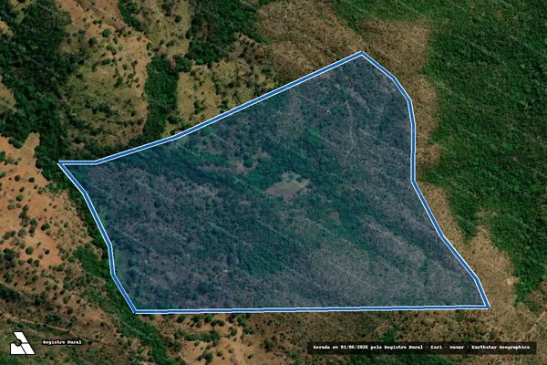 Imagem de satélite de FAZENDA CUBATÃO - Área Total em Faina - GO