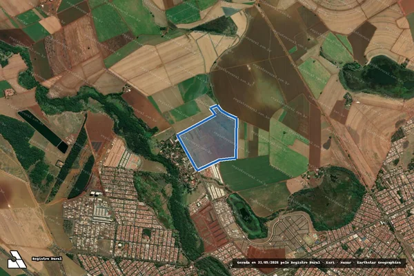 Imagem de satélite de Sitio Campo Redondo - Parte 1 em Sertãozinho - SP